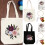 Handmade Embroidery Kits Canvas Handbag Embroidery Set-black 3