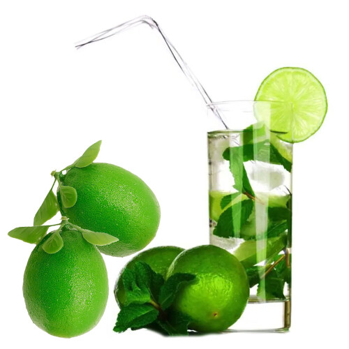 6Pcs Realistic Faux Lemon Simulation Fruit Photographic-green 2