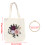 Handmade Embroidery Kits Canvas Handbag Embroidery Set-black 4