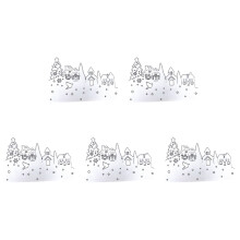 5Pcs Halloween Cutting Dies Carbon Steel Cutting Dies-JH041119