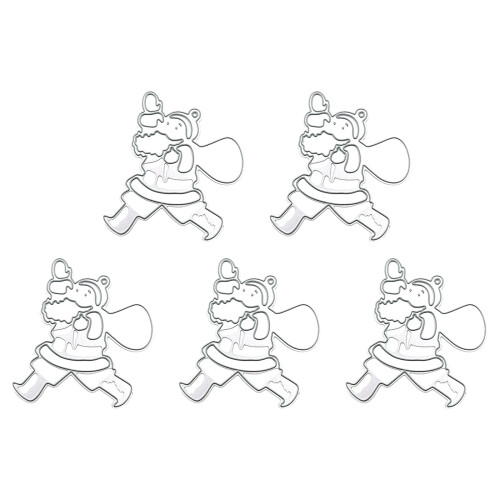 5 Pcs Christmas Cutting Dies Embossings Stencils-JD122807