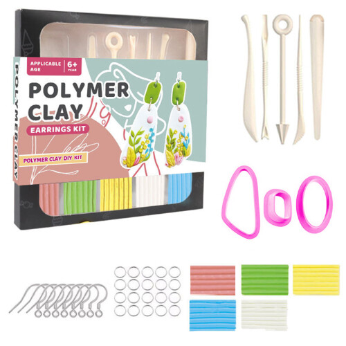 5 Color Soft Clay, Sculpting Modelling Tool Clay Cutter,-2