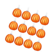 12Pcs Festival Pumpkin Hangings for Home-Solid color with thi