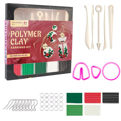 5 Color Soft Clay, Sculpting Modelling Tool Clay Cutter,-1