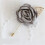 6Pcs Elegant Wedding Corsages for Bride-Gray without beads c 6