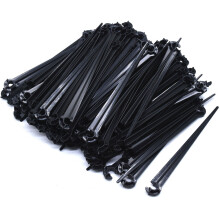 Soporte para tubería de riego por goteo para kits de riego por microgoteo, estacas de fijación de manguera de PP de alta resistencia con punta