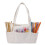 Travel Yarn Organiser Bag for Crocheting Pattern, Yarn,-White 5