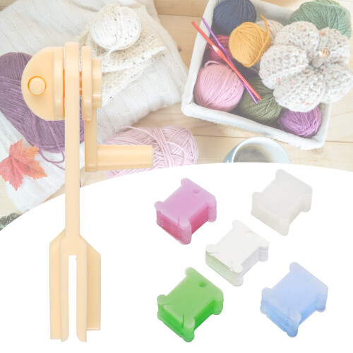 Floss Bobbin Winder Embroidery Thread Holder Embroidery-White 2