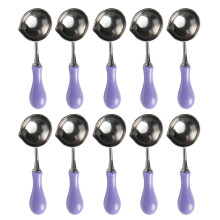 10 Pcs Wax Sealing Stamp Melting Spoon Wax-Jade purple plastic