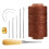 10Pcs Leather Sewing Tool for Beginner Hand Stitching,-brown 1