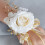 6Pcs Artificial Rose Decorations for-Champagne wristlet 4