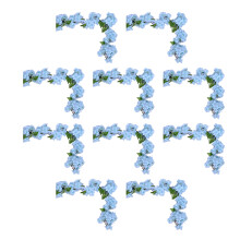 10Pcs Artificial Sakuras Garlands for Elegant Wedding-Blue