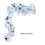 10Pcs Artificial Sakuras Garlands for Elegant Wedding-Blue 4