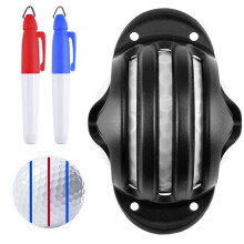 Golf Ball Markers 2Piece LineDrawing Alignment Kit for Golf Balls Calibration, Scribe Alignment Tool