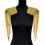 1Set Sequined Shoulder Epaulets Stage Costume Epaulet-gold 7