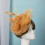 Beautiful Fascinator Hat Delicate British Linen Bride-Coffee 6