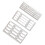 3Pcs Geometric Gridded Clay Cutter Set for Clay Jewelry Making, 1
