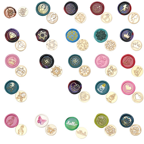 10Pcs Sealing Stamp Head for Wedding Invitations-magic lamp 2