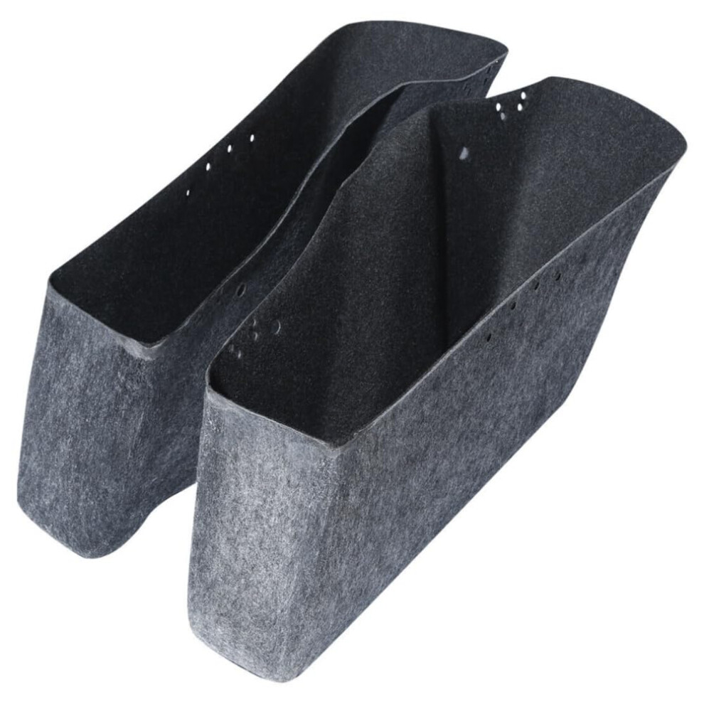 Polyester Saddlebag Liner Insert For Harley Touring Road King Electra Glide Cvo Gray 9119770671806