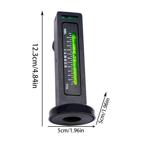 Magnetic Wheel Alignment Tool with Adjustable Camber Gauge for Precision Vehicle Suspension Setup 2