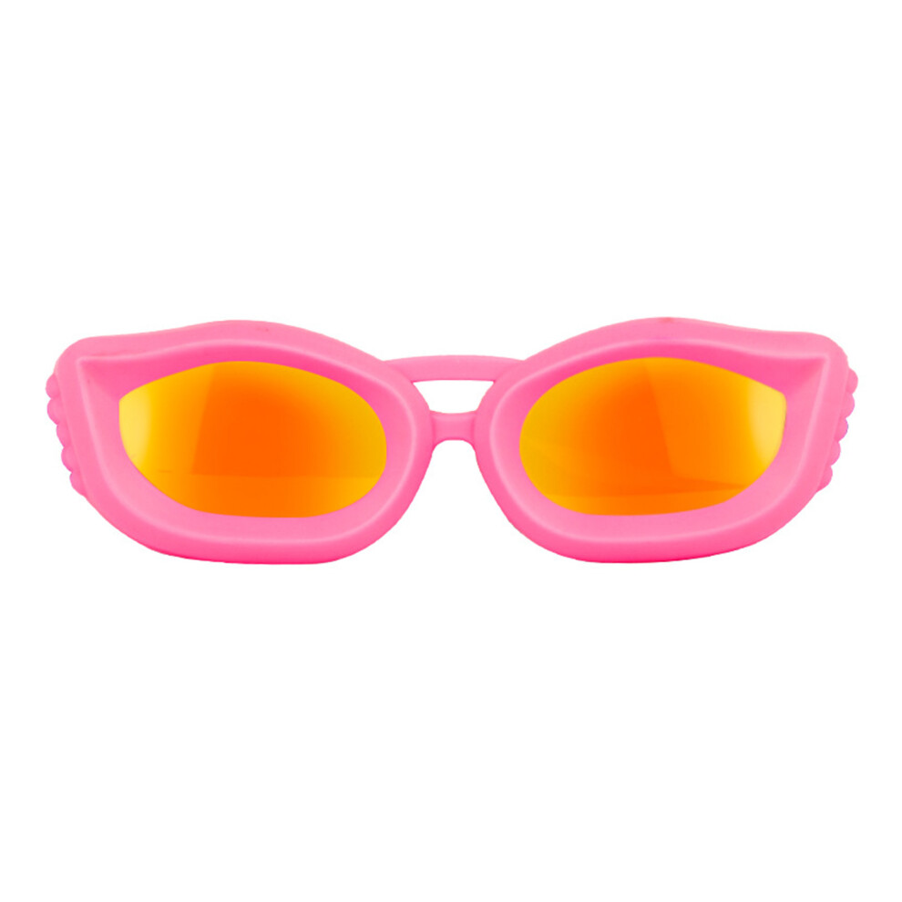Windproof Dogs Sunglasses Suitable for Medium Large-pink red