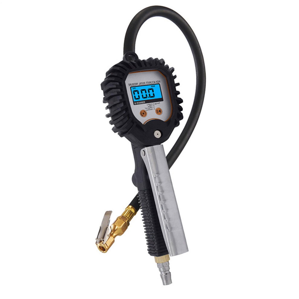 Digital Tire Pressure Gauge With Lcd Backlight, Heavy Duty Inflator For Cars And Trucks 9001264910839