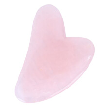 Ansigtspleje Massageværktøj Gua Sha, Rosenkvarts Effekt Naturlig Pulverkrystal Gua Sha Sten Til Anti-rynke Og Stresslindring, Mild Mod Sensitiv
