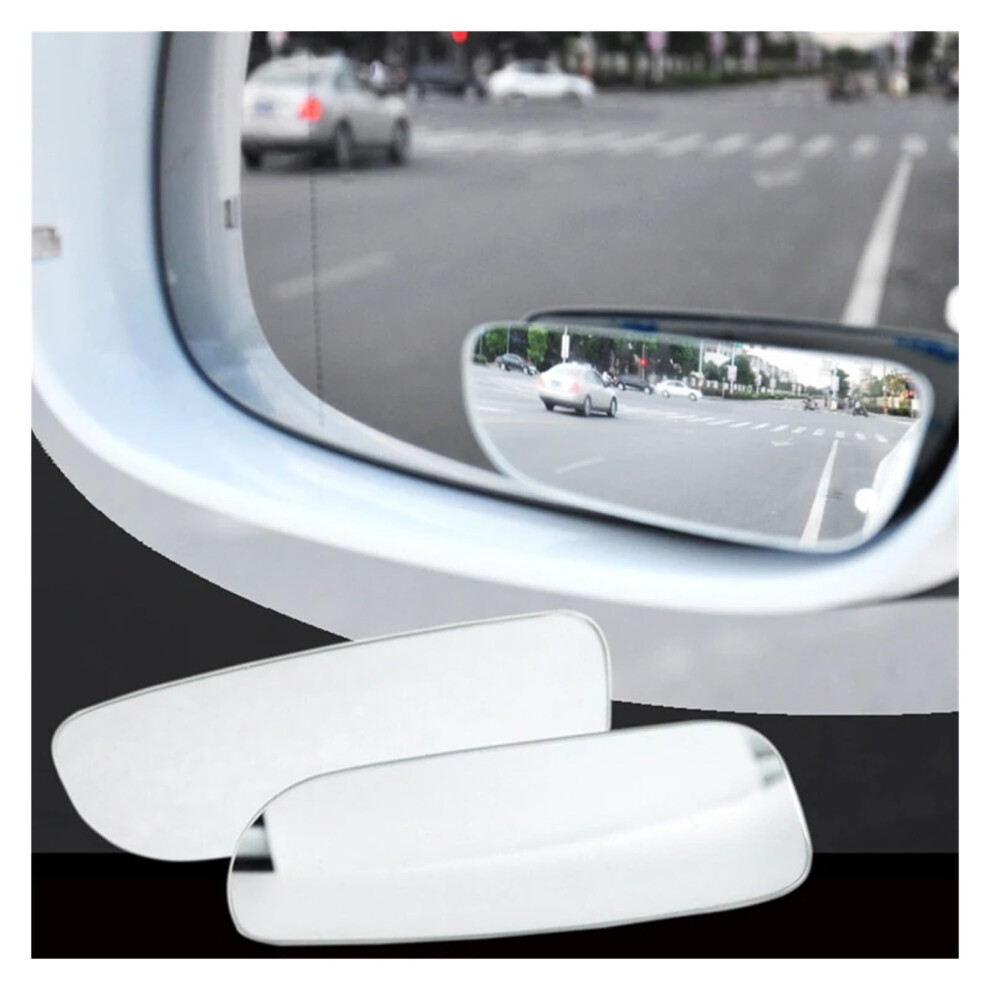 2Pcs Blind Spot Mirror Wide Angle Rearview Convex Glass 360 Adjustable For Suv Parking Assist 9001264911294