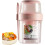 Cereal to Go Cup Leakproof DoubleLayer Portable Breakfast Container with Spoon Pink 29oz 5