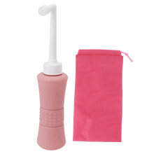 Bidé de higiene menstrual, botella de bidé portátil reutilizable para viajes, fabricada en material TPE, a prueba de fugas y con diseño