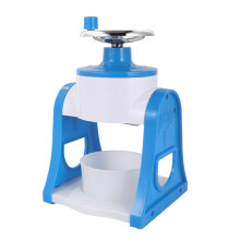 Manual Ice Crusher Ice Shaver with Stainless Steel Blades for Home Use Detachable Easy Cleaning