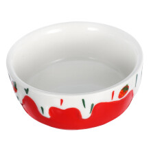 Hedgehog Bowl Ceramic Food Dish For Small Pets Hamsters Guinea Pigs Rabbits Water Bowl Bunny Sturdy And Easy Clean