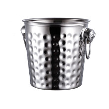 Stainless Steel Ice Bucket Double Wall Insulated Large Capacity with Lid and Tongs for Wine Champagne Beer