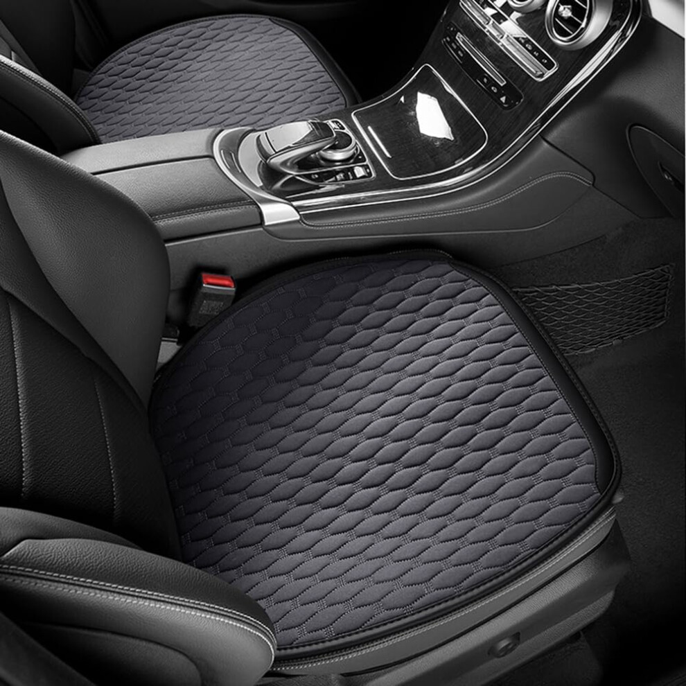 Car Seat Cushion For Chevrolet Camaro 20102015, Breathable Nonslip Soft Seat Protector, 2Pcs Grey 9426802805307