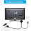 Wireless Display Receiver 4K DualBand WiFi Display Adapter 5G2.4G Android iOS Compatible Easy Install 5