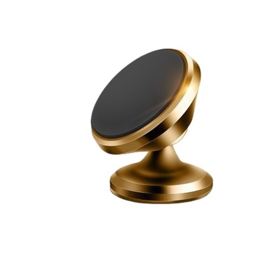 Magnetic Car Phone Holder Universal Mount For Gps And Smartphones 360 Adjustable Gold 9189345576607