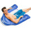 Inflatable Pool Chair with Cup Holder and Back Support, Comfortable Floating Lounge for Adults 5