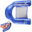 Inflatable Pool Chair with Cup Holder and Back Support, Comfortable Floating Lounge for Adults 4