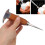 Stainless Steel Ice Pick and Chisel with Ergonomic Wooden Handle for Efficient Ice Breaking Ref: 9724 5