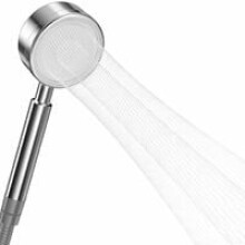 Gefilterter Duschkopf, wassersparende Regendusche mit integriertem Baumwollfilter, Handbrause aus Edelstahl 304 für Badezimmerrenovierung