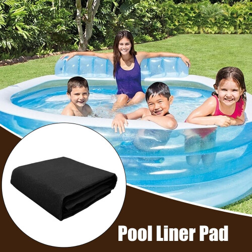 Round Thickened Pool Liner Pad for Above Ground Pools 10ft 12ft 15ft, Prevents Punctures 2