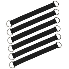 6pcs Heavy Duty Tree Swing Straps Kit Adjustable Hammock Suspension for Outdoor Camping and Picnic