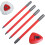 Mop Handle Replacement Adjustable Length Extendable Metal 4 Section Durable Construction Grip 4