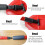 Mop Handle Replacement Adjustable Length Extendable Metal 4 Section Durable Construction Grip 2