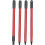 Mop Handle Replacement Adjustable Length Extendable Metal 4 Section Durable Construction Grip 5
