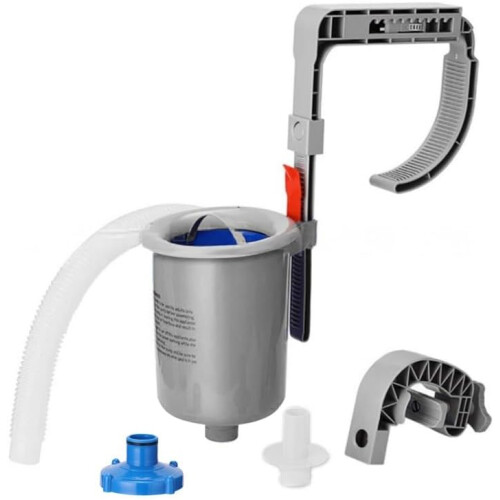 Pool Skimmer with Adjustable Wall Mount and Filter Basket for Above Ground Swimming Pools 2