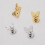 Adjustable Earring Stabilizers Gold Silver Backings-Gold Love 5