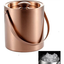 3L Stainless Steel Ice Bucket with Lid, Double Wall Insulated, RustResistant for Bar and Parties