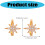 Stylish Earphone Cuff Comfortable Earphone Clip Star Shape-Gold 4
