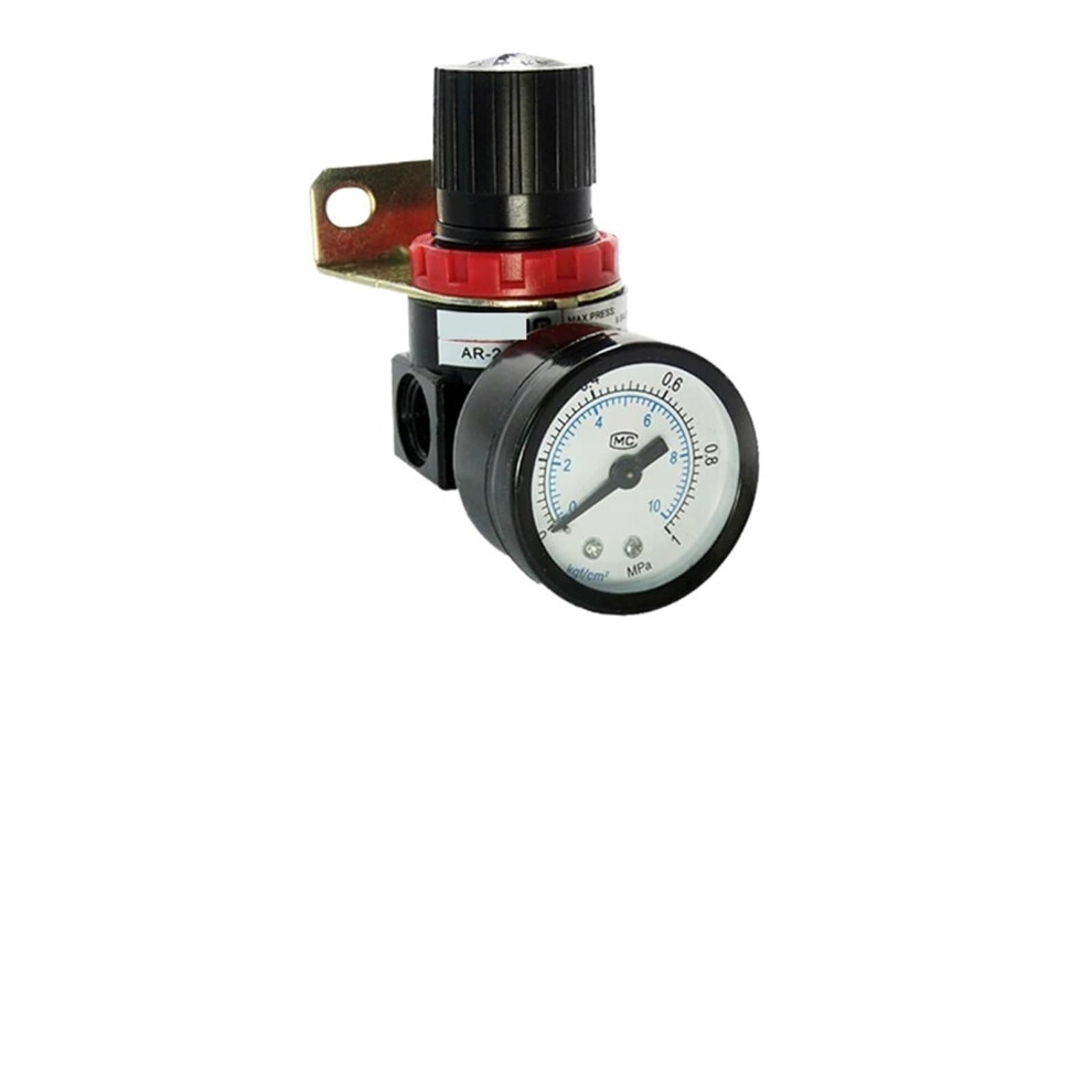 Ar2000 G1/4 Air Compressor Regulator With Gauge And Bracket For Precise Pressure Control 9001264912840